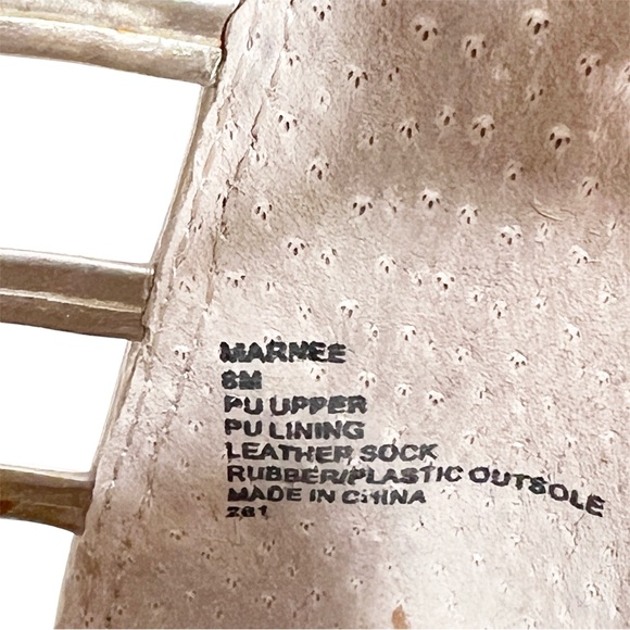 Steve Madden Marnee Gold Caged High Heel Booties - Picture 7 of 8